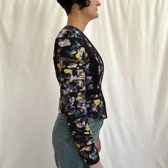 BCBGMaxAzria Keeley Floral Blazer size S - Picture 4 of 11